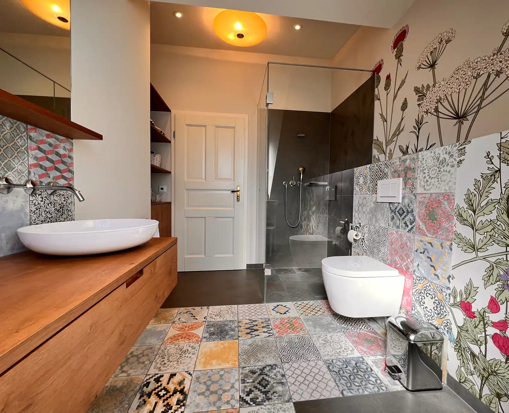 Mutige Badgestaltung